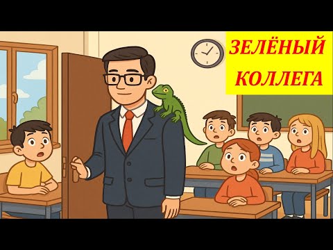 Видео: Learn Russian Through Stories: "Зелёный коллега" (The Green Colleague)
