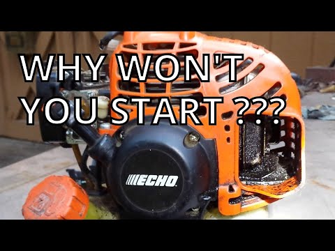 Видео: Триммер для удаления сорняков Echo SRM 225 не запускается. Почему?