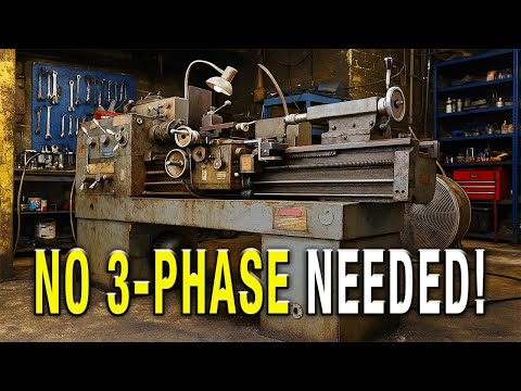 Видео: Переход на однофазный частотно-регулируемый привод — мой токарный станок работает лучше, чем когд...