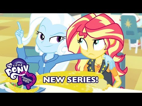 Видео: Sunset Shimmer's Saga: Хороший коп, великий и мощный полицейский 📜 | MLP: Equestria Girls С1 Russia