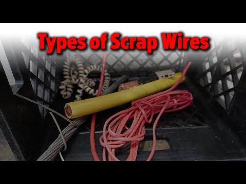 Видео: Различные виды лома медной проволоки и кабелей