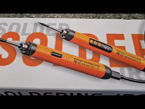Видео: Портативный паяльник от Temu.Unboxing