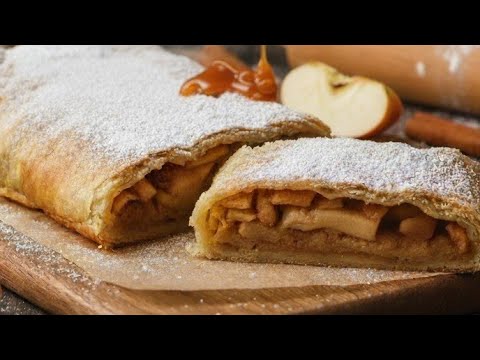 Видео: Яблочный штрудель за 30 минут – простой рецепт|The Perfect Apple Strudel Recipe 🍏 Easy & Delicious