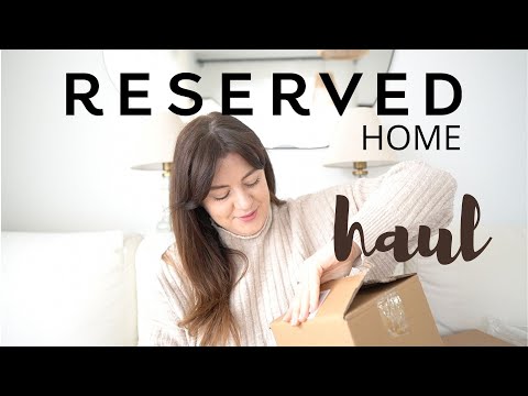 Видео: МОИТЕ ПОКУПКИ ОТ RESERVED HOME 🤔