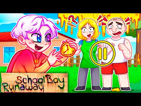 Видео: 😨 Майнкрафт но Я Затроллил ЗЛЫХ РОДИТЕЛЕЙ Остановкой Времени в SCHOOLBOY RUNAWAY!
