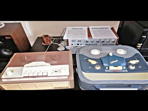 Видео: Сравнение двух ламповых катушечных магнитофонов. Комета МГ-201 VS Айдас-9М