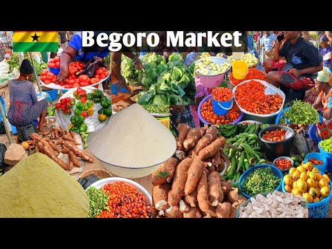 Видео: День сельского рынка в африканской деревне в Африке, Гана, Бегоро #Бегоро #деревенскийрынок #сель...