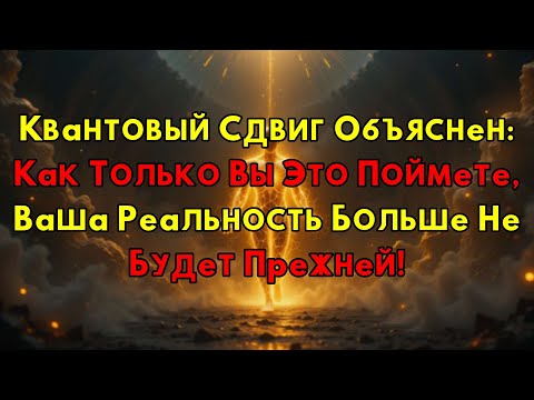 Видео: Открой Тайну Квантового Сдвига: Твоя Реальность Больше Никогда Не Будет Прежней.