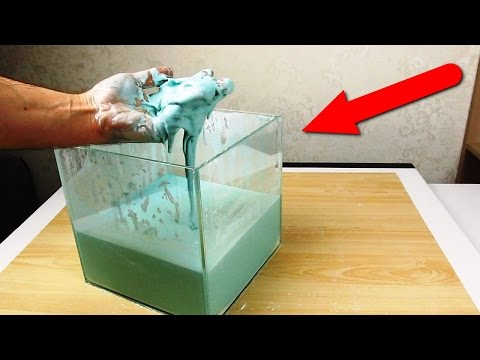 Видео: Неньютоновская жидкость в аквариуме! Я сделал ее!