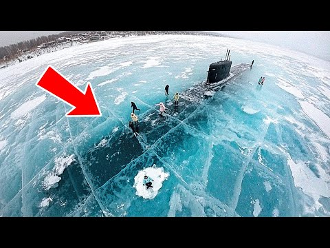 Видео: Подводная лодка обнаружила странные узоры под Антарктидой, затем она исчезла