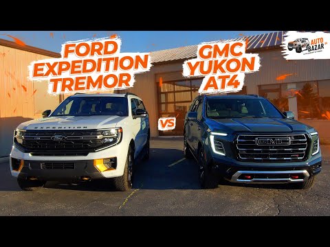 Видео: Что выбрать? 2025 Ford Expedition Tremor vs GMC Yukon AT4: сравниваем большие внедорожники из США
