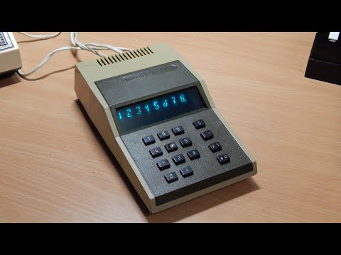 Видео: Калькулятор Электроника С3-07 (1975) | Elektronika S3-07 soviet calculator