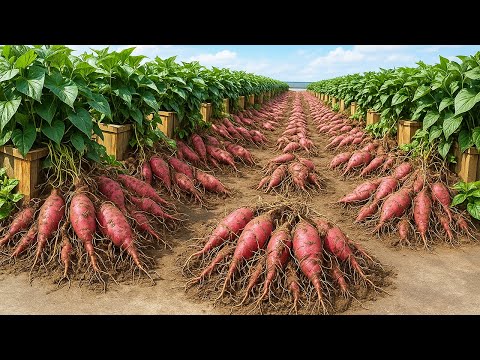 Видео: Выращивайте сладкий картофель в пластиковых контейнерах — превратите крышу в ферму без двора