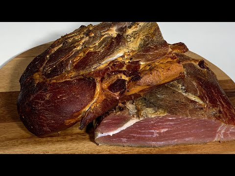 Видео: Холодное копчение мяса. Landsсhinken