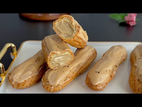Видео: Еще лучше, когда оно домашнее 😋👌! Легкие и незаменимые кофейные эклеры!