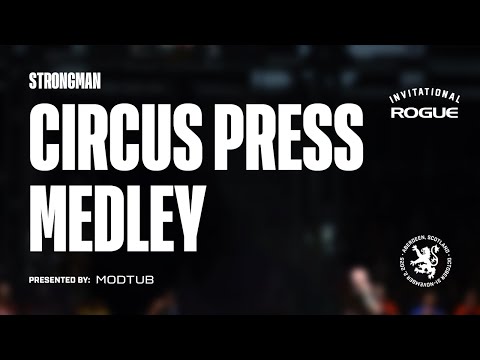 Видео: Полная прямая трансляция — The Circus Medley — Событие 4 — Strongman | Rogue Invitational 2025