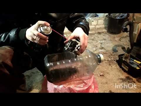 Видео: плавают обороты на мотоблоке. часть 1
