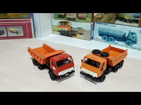 Видео: Камаз самосвал 1:43 "От советского 5511 до конверсии 65115 "