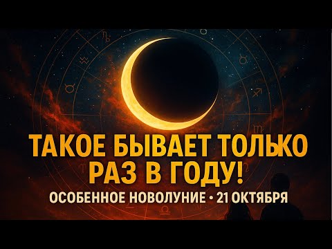 Видео: Внимание! Новолуние 21 октября — шанс заключить новый контракт с судьбой!
