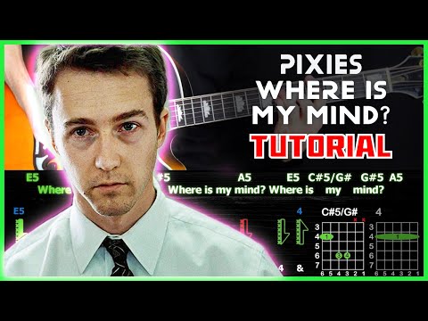 Видео: Как играть "Pixies - Where Is My Mind?" на гитаре | Разбор песни