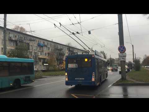 Видео: ТРОЛЗА-5265 ‘’Мегаполис’’ номер 1363, маршрут 39 (25.10.2025)