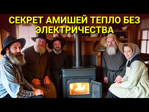 Видео: Секрет амишей для отопления домов без электричества и газа