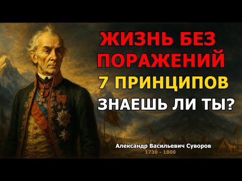 Видео: Суворов | 7 принципов жизни «человека без поражений» │ Философия победы │ Уроки │ Цитаты │ История