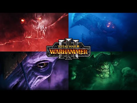 Видео: Войдите в мир Total War Warhammer 3 — трейлеры всех игровых фракций 4K ULTRA HD