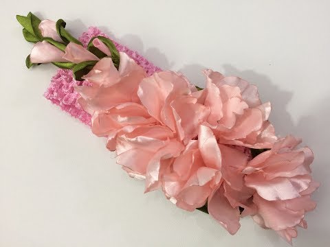 Видео: DIY/МК Как сделать гладиолус на повязке на голову для наших малышек.
