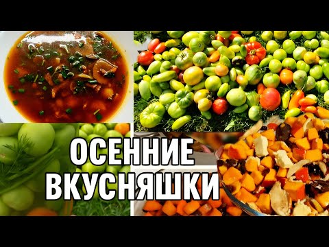 Видео: ..и заготовки, и вкусный обед, и потрясающий десерт из тыквы.. 