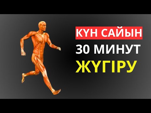 Видео: Күн сайын 30 минут жүгіргенде денеңіз қандай өзгеріске ұшырайды