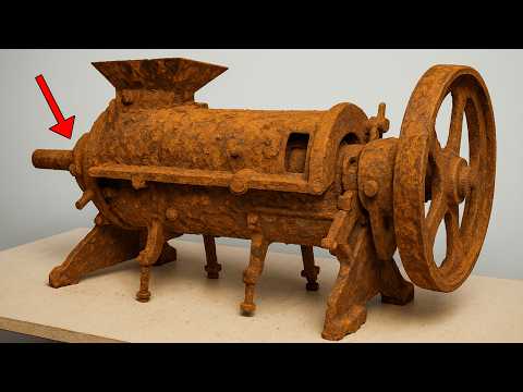 Видео: Невозможная реставрация! Реставрация загадочного ржавого старинного инструмента