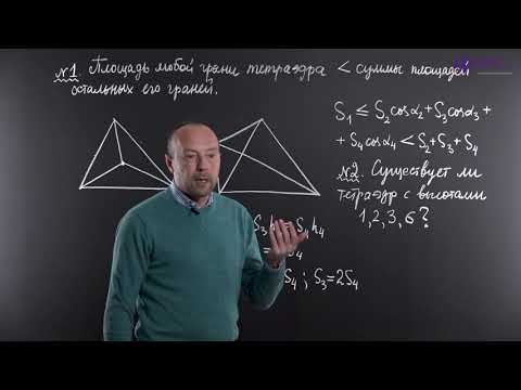Видео: Стереометрия | Теорема о площади ортогональной проекции многоугольника.