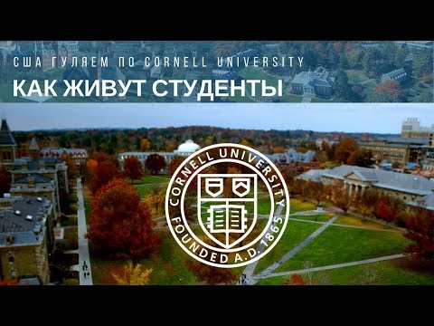 Видео: Университеты США Гуляем по Cornell University. Как живут студенты в США