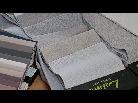 Видео: Моторизованные шторы с KNX моторами. Выбор ткани