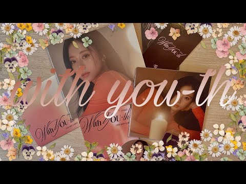 Видео: twice with you-th digipack album unboxing ୨୧ распаковка альбома твайс