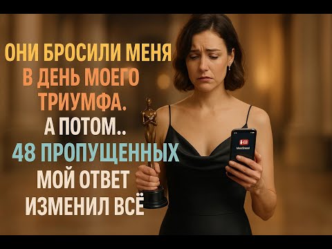 Видео: Главная премия моей жизни. Пустые стулья в зале и 48 пропущенных от семьи. Мой ответ им