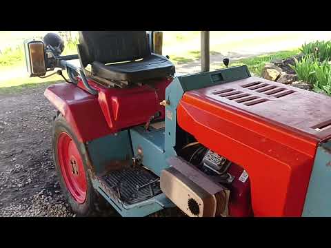 Видео: Минитрактор КМЗ-012 B&S hp16