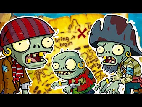 Видео: КАРТА СОКРОВИЩ ЗОМБИ ПИРАТОВ ! - Plants VS Zombies 2 - Растения Против Зомби 2 - #5