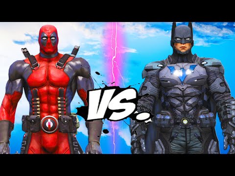 Видео: бэтмен против дэдпула - эпическая битва