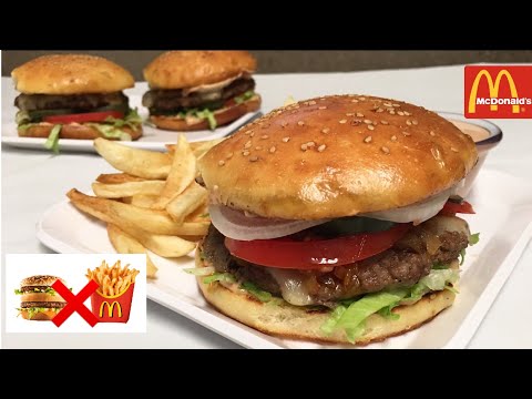 Видео: Mc Donald’s Burger Uyda tayyorlaymiz ! Повторяю Бургер Mc Donald’s дома. Вкуснее чем Макдака
