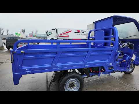 Видео: Трицикл вантажний електричний Геркулес T3