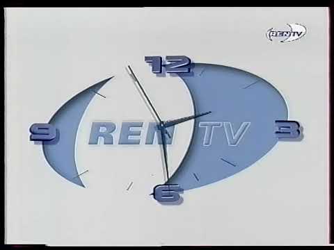 Видео: Часы заставка новостей и погоды (REN TV 2000)