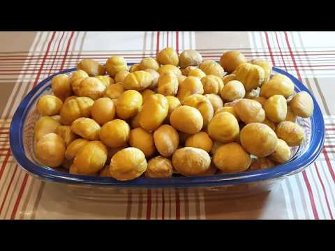 Видео: Каштаны на зиму. Делаем заготовки.