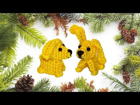 Видео: Простая собачка крючком для начинающих