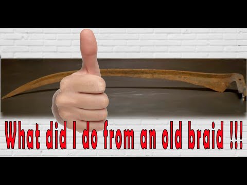 Видео: Что я сделал из старой косы! / Forging a knife from an old scythe