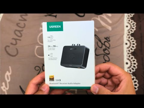 Видео: Обзор UGREEN Bluetooth 6.0 Receiver Adapter - LDAC, AAC, SBC / Hi-Res, AUX 3.5mm, RCA