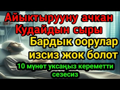Видео: Кудайдын сыры ✋ Бардык ооруларды жок кылган 10 мүнөттүк керемет 🤲