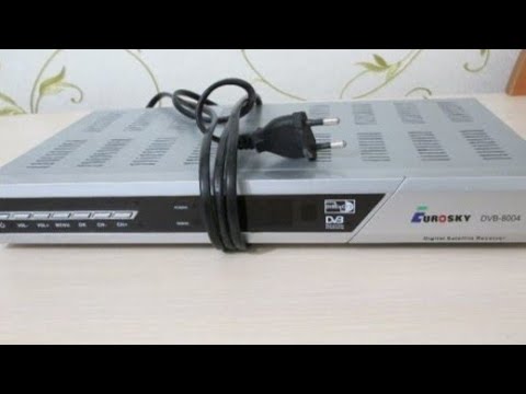 Видео: Спутниковый ресивер, тюнер Eurosky DVB-8004. Содержание драгметалов.