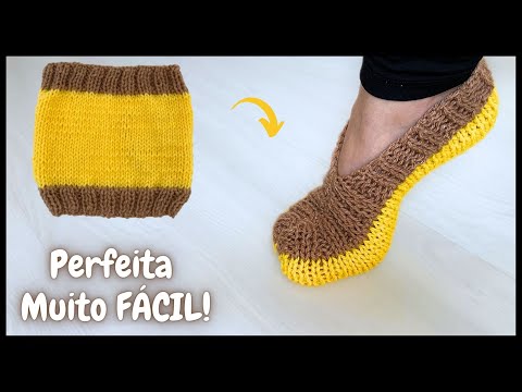 Видео: ОЧЕНЬ ЛЕГКИЕ ТАПОЧКИ ANA ВЯЗАНИЕМ